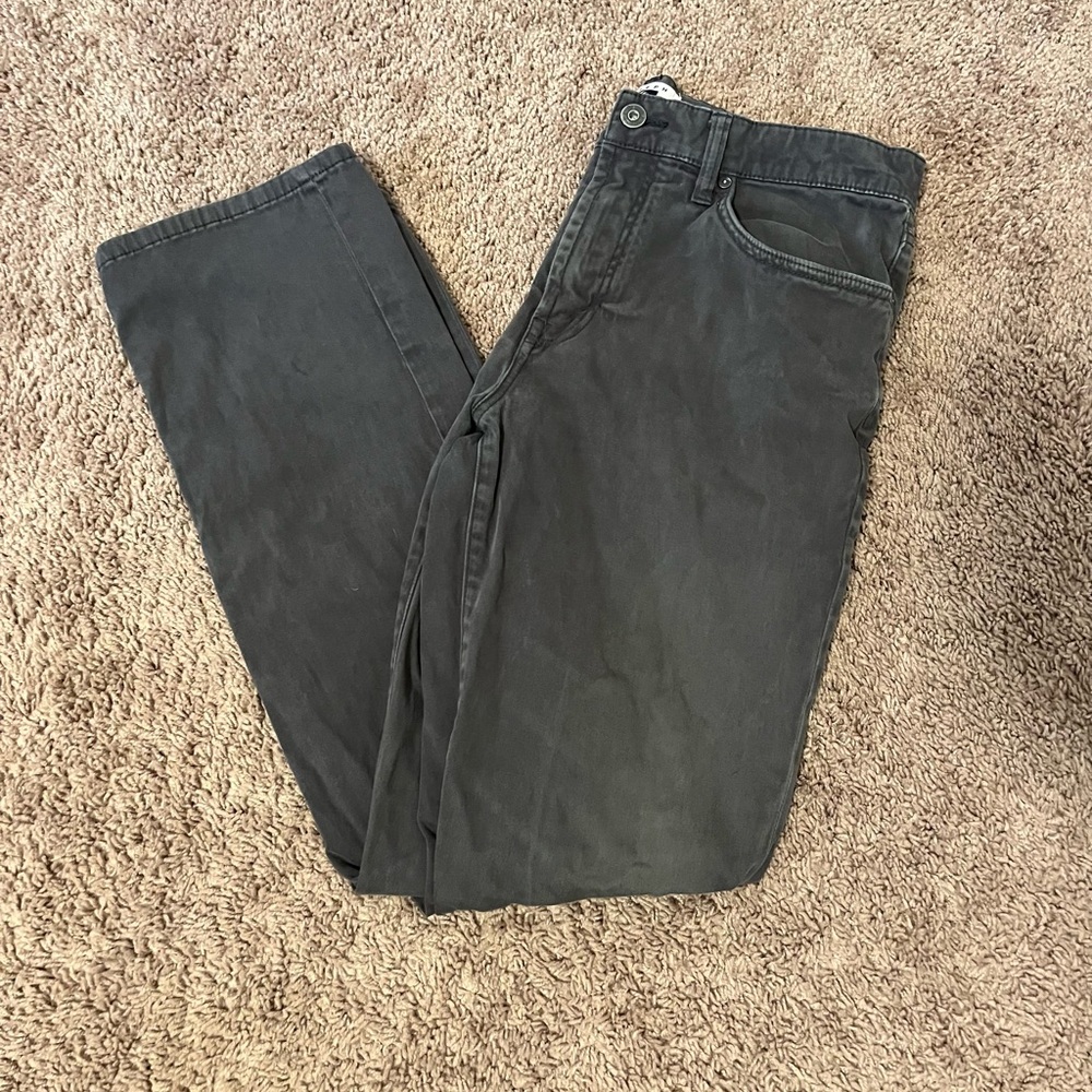Grey Navy straight leg jeans